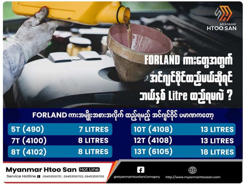 Engine Oil ( အင်ဂျင်ဝိုင်) ၏ အရေးပါပုံ Myanmar Htoo San
